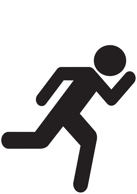 Running Man Stick Figure