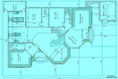 منزل الحاج على الشيمى 0.5 كيلو متر. مخطط فيلا خليجى طابقين 20 * 30 متر | Home map design ...