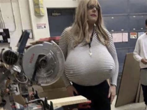 canadian trans teacher confronted by reporter after seen without z cup prosthetic breasts