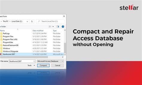 How To Compact And Repair Access Database Without Opening