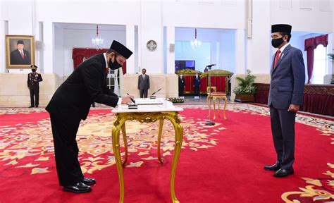 Presiden Jokowi Lantik Kepala Bnpt Dan Saksikan Pengucapan Sumpah