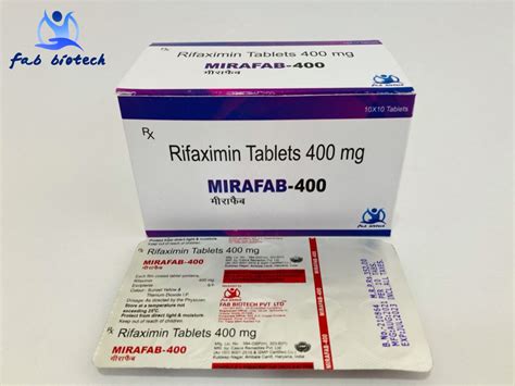 Rifaximin 400 Mg Tablets Prescription At Rs 352pack In Jhansi Id