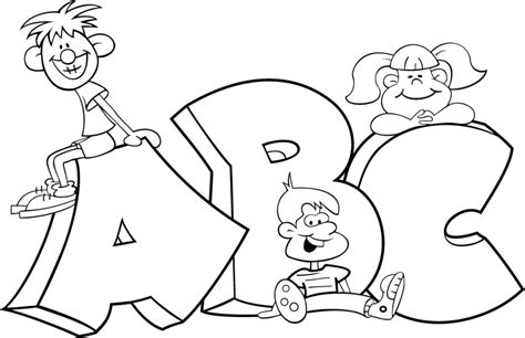 Abc For Coloring Printable Colouring Pages