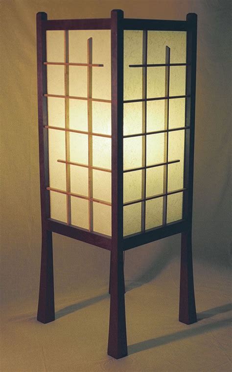 Japanese Shoji Lamp Floor Lamps And Pendant Lighting Made Of Wood