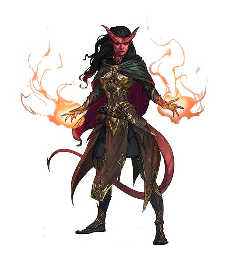 Tiefling Dungeons And Dragons Character Art Dungeons And Dragons Characters