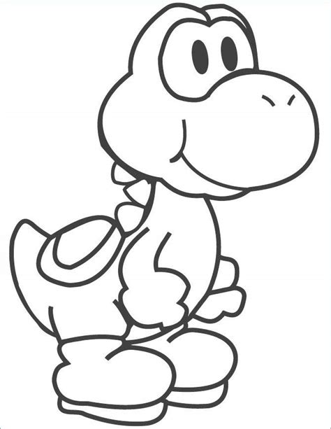 Yoshi Printable Coloring Pages