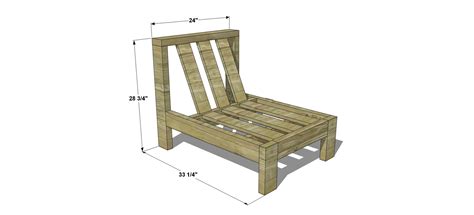 Find ways to save money, create some quality furniture, and learn a lot about simple building techniques along the way. Free DIY Furniture Plans // How to Build an Armless Chair for the Reef Outdoor Sectional Sofa ...