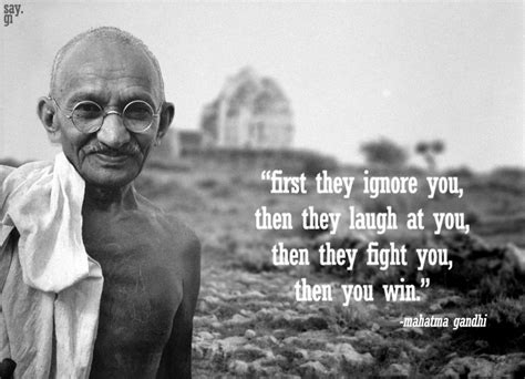 Mohandas Gandhi Quotes About Peace Quotesgram