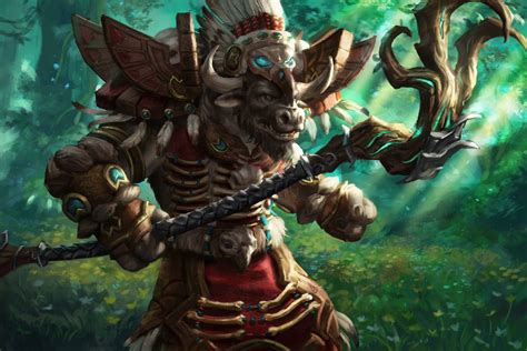 Wow Legion Tauren Druid By Anotherwanderer