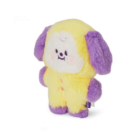 Bt21 Baby Chimmy Flat Fur Standing Doll Purple Heart Edition Line