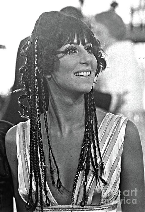 Cher At The 1968 Oscars Fine Art Print Photograph By Phil Roach