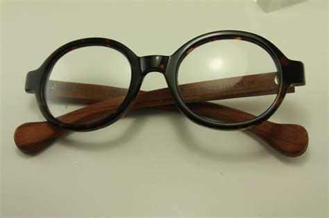 sagawa fujii real wood temple eyeglass glasses 8332 japanese plastic round frame ebay