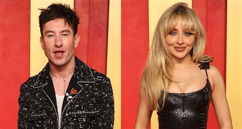 Sabrina Carpenter And Barry Keoghan Attend Vanity Fair Oscars Party 2024