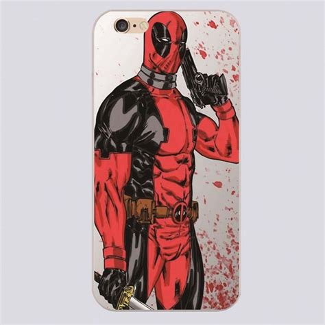 Deadpool Cell Phone Cases For Iphone 4 4s 5 5c 5s 6 6s 6plus Hard Shell