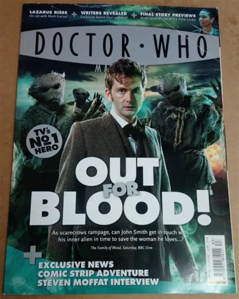 Doctor Who Magazine Issue 383 Out For Blood D7 £275 Picclick Uk