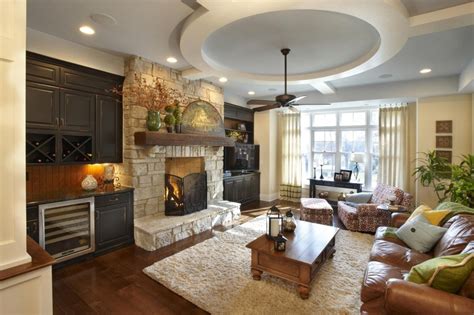 Divide your stark wall into sections, including a small collage of art and mirrors and an array of larger paintings. Living Room Decor Ideas: How to Deal with | whatinowknow ...