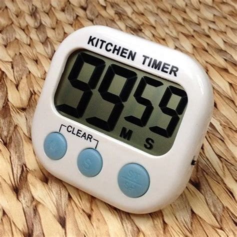 Timer Digital Large Lcd Kitchen Cooking Count Down Up Clock 99 Minute