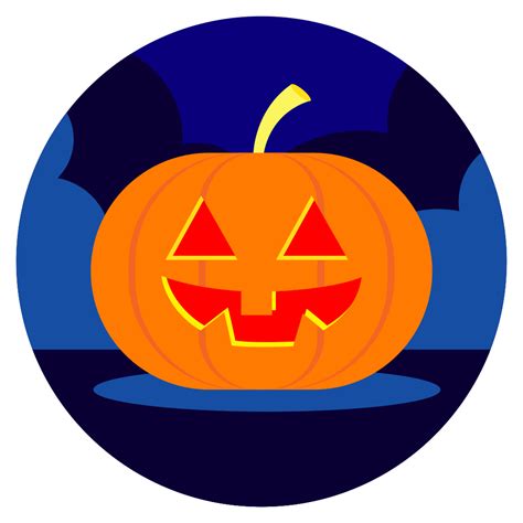 Pumpkin Night October Halloween Icon Free Download