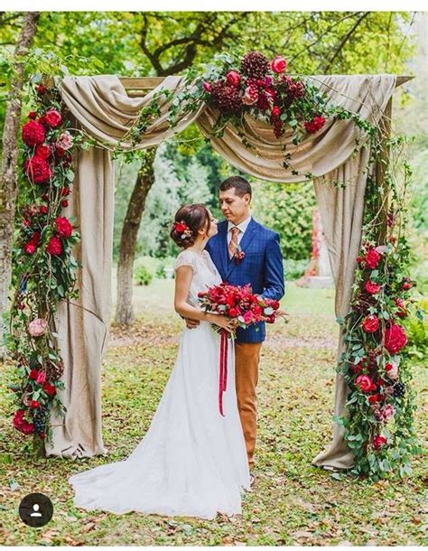 40 Outdoor Fall Wedding Arch And Altar Ideas Hi Miss Puff
