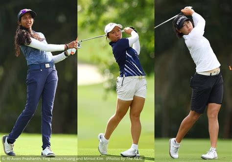 Avani Prashanth Ting Hsuan Huang And Minsol Kim Fuelled By Winning Form As Womens Amateur Asia