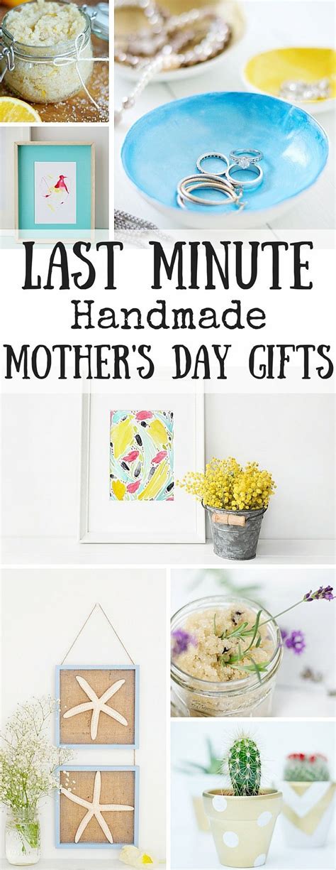 Last Minute Handmade Mothers Day Ts Last Minute Diy Mothers Day