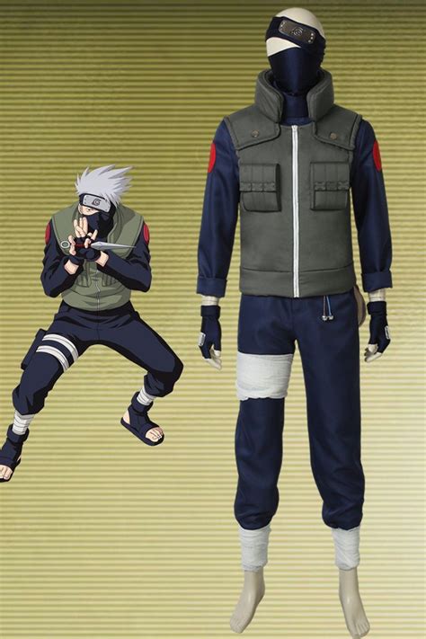 Naruto Hatake Kakashi Cosplay Costume New Style Roupas Naruto Roupas