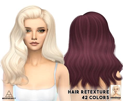 Sims 4 Hairs ~ Miss Paraply Alesso S Omen Hairstyle Retextured