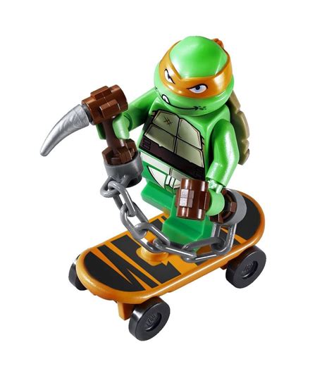 Lego Tortues Ninja 79104 Pas Cher La Course Poursuite En Shellraiser