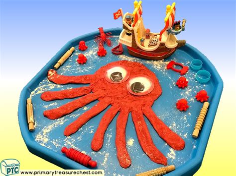 Pirates Pirate Ship Under The Sea Octopus Themed Small World