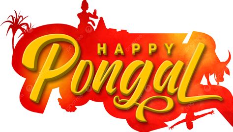 Diseño Creativo Feliz Pongal Png Pongal Pongal Feliz Tamil Nau Png