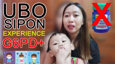 Ubo And Sipon Experience Of A G6PD Baby Gamot Sa Ubo At Sipon