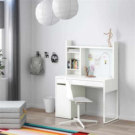 Micke White Desk 105x50 Cm Get It Today Ikea