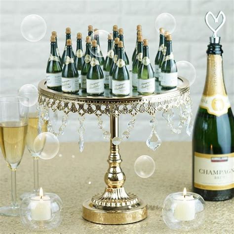 24 Pack 4 Mini Champagne Bottle Bubbles Bridal Wedding Shower Favor