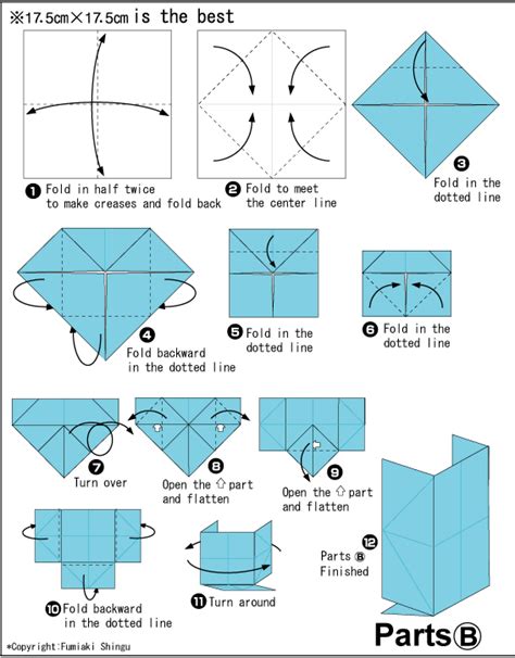 Japanese School Bag Easy Origami Instructions For Kids