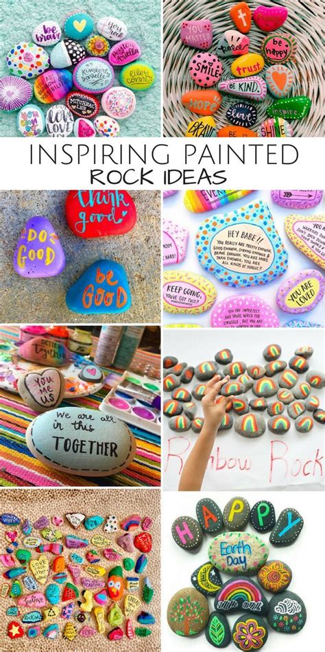10 Inspiring Painted And Word Rocks Ideas For Spreading Kindness Rock