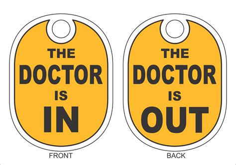 Jay C Designs Mto Signage Doctor Is Inout 125cm X 17cm X15mm Thick Acrylic Lazada Ph