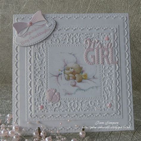 Baby Grandbabe First Card For Baby Girl Cards Baby Cards Handmade Baby Shower Cards