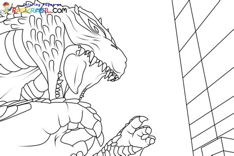Godzilla Godzilla Vs Muto Drawing