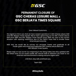 Gsc cheras leisure mall kuala lumpur onestoplist. GSC Is Closing Its Cheras Leisure Mall & Berjaya Times ...