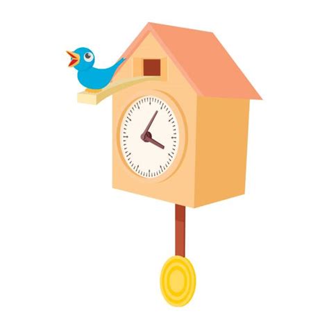 190 Cuckoo Clock Bird Stock Illustrations Royalty Free Vector