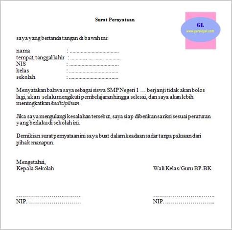 Contoh surat pernyataan tidak mengulangi kesalahan. Contoh Surat Pernyataan Mematuhi Peraturan Perusahaan