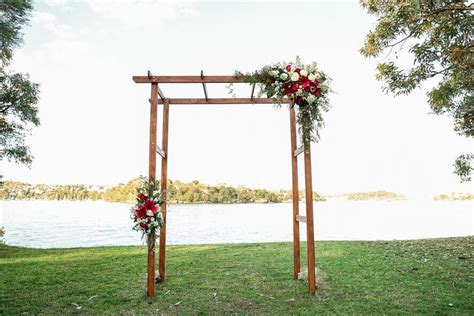 Wooden And Floral Wedding Arches Divine Events