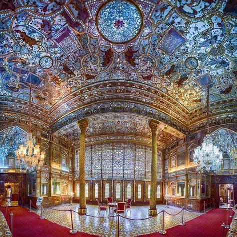 Amazing Iranian Architecture Historical Golestan Palace Tehran Iran