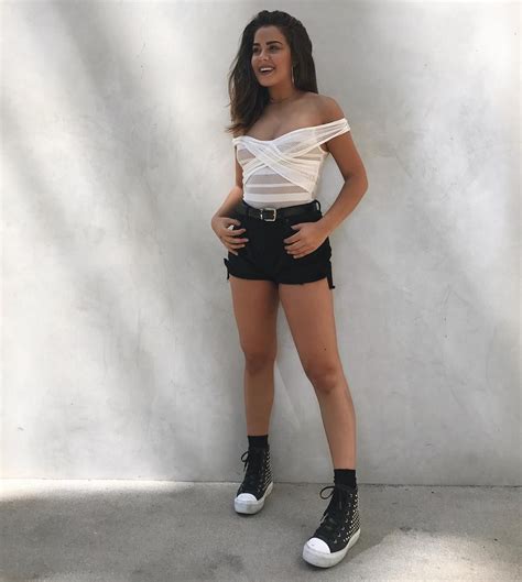 Tessa Brooks On Instagram “rocking My Boohoousa Bodysuit And Jean Shorts My Favorite Outfit