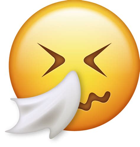 Sneezing Emoji Free Download Ios Emojis Emoji Island