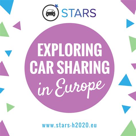 Stars Sets The Basis For Understanding Car Sharing In Europe Stars H2020