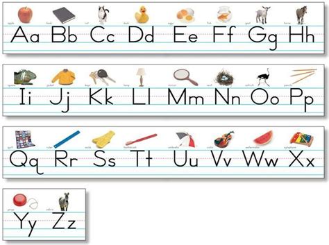 North Star Teacher Resources Alphabet Lines Traditional Manuscript