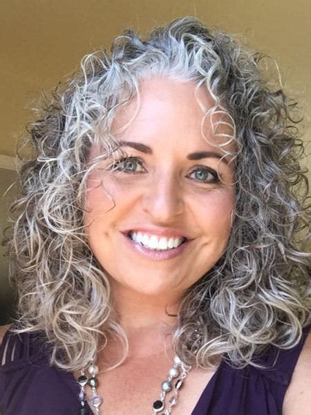 20 Different Types Of Perm Hairstyles Grey Curly Hair Natural Gray Hair Silver Grey Hair Long