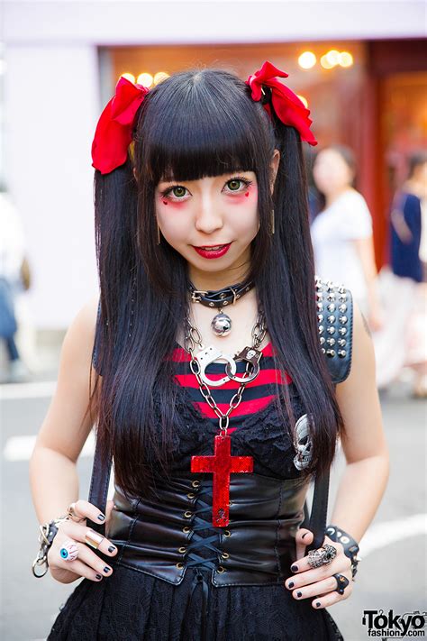 Harajuku Goth Punk Style W Twin Tails Algonquins Tutuha Demonia