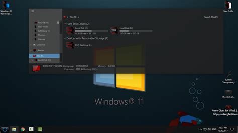 Windows 11 Theme For Windows 10 Creators Update Youtube